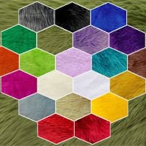 Faux Fake FUR Long Pile Luxury Shaggy-Craft Sewing Cosplay CostumeDecorations 60&quot; Wide/Sold by continuous yard & Squares 1100 GRAM per meter