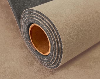 SHALE SYNERGY Suede Headliner Fabric w 1/8" Foam Back – Automotive Ceiling & Sunroof Replacement Soft Interior Look Auto Restoration