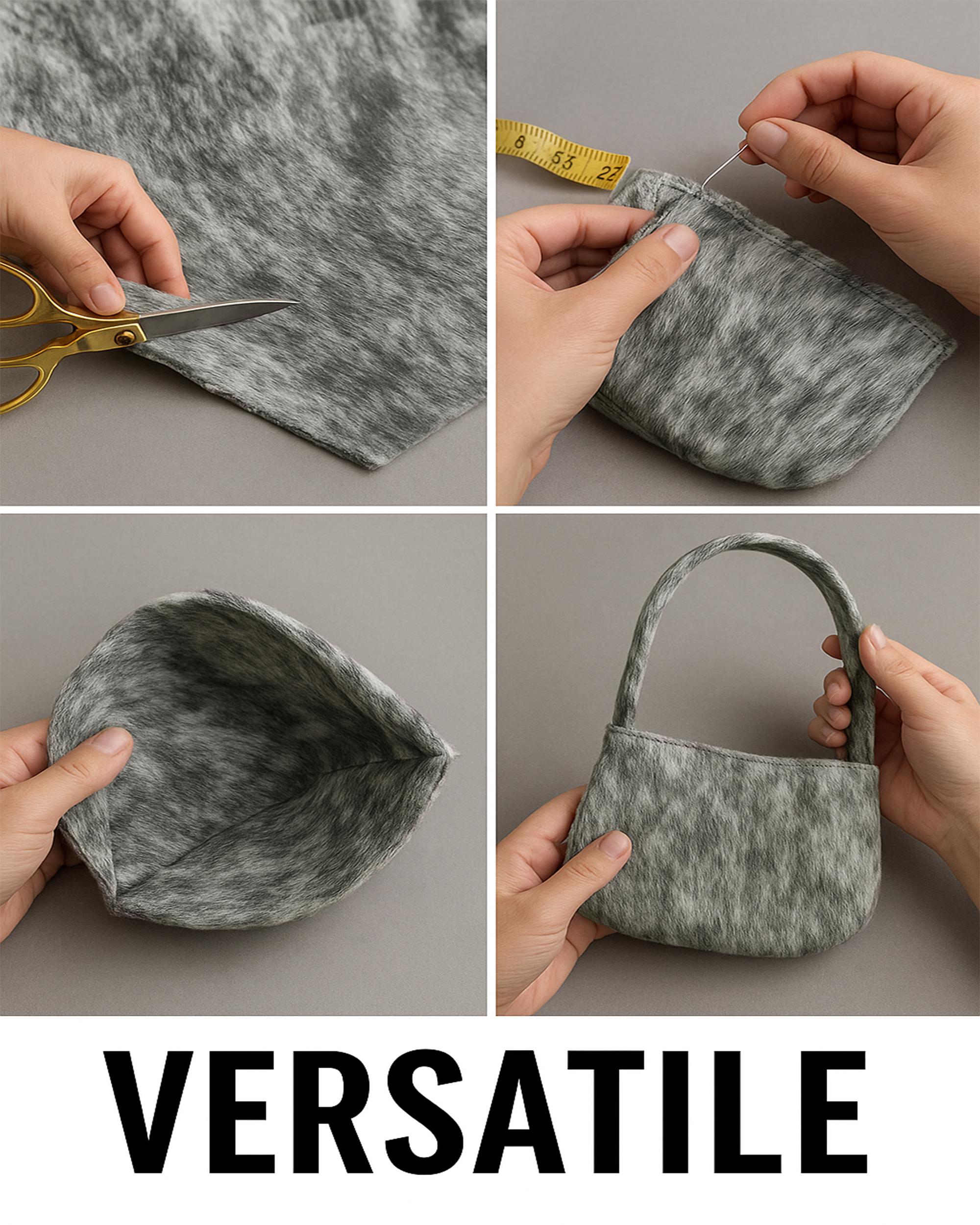 Gorgeous Horse Belly Print Suede Velvet Fabric - Perfect For Upholstery, By The Yard (54" Wide)