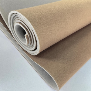 1625 Off White 3/16" Foam-Back Cloth Headliner Polyester Automotive Upholstery, Brushed Auto  Headliner, Car Roof Lining Replacement