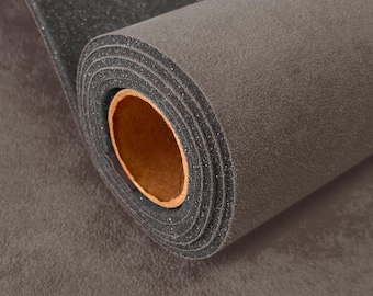 MED. GRAY SYNERGY Suede Headliner Fabric w 1/8" Foam Back – Automotive Ceiling & Sunroof Replacement Soft Interior Look Auto Restoration