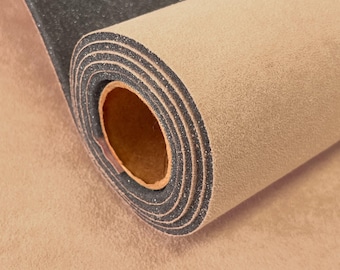 SAND SYNERGY Suede Headliner Fabric w 1/8" Foam Back – Automotive Ceiling & Sunroof Replacement Soft Interior Look Auto Restoration
