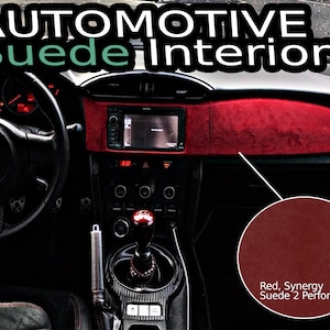 Synergy 2 Performer Flexible 58-inch Wide Faux Suede Fabric for Vehicle Automotive INTERIOR Repair, Restoration, & Upholstery Projects - BTY