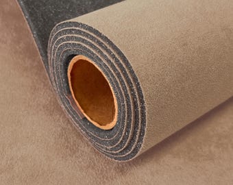 PARCHMENT SYNERGY Suede Headliner Fabric w 1/8" Foam Back – Automotive Ceiling & Sunroof Replacement Soft Interior Look Auto Restoration