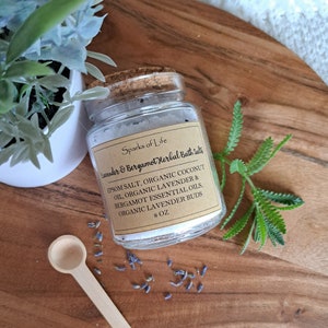 Organic Herbal Bath Salts | Natural Herbal Bath Salts | Spa Gifts