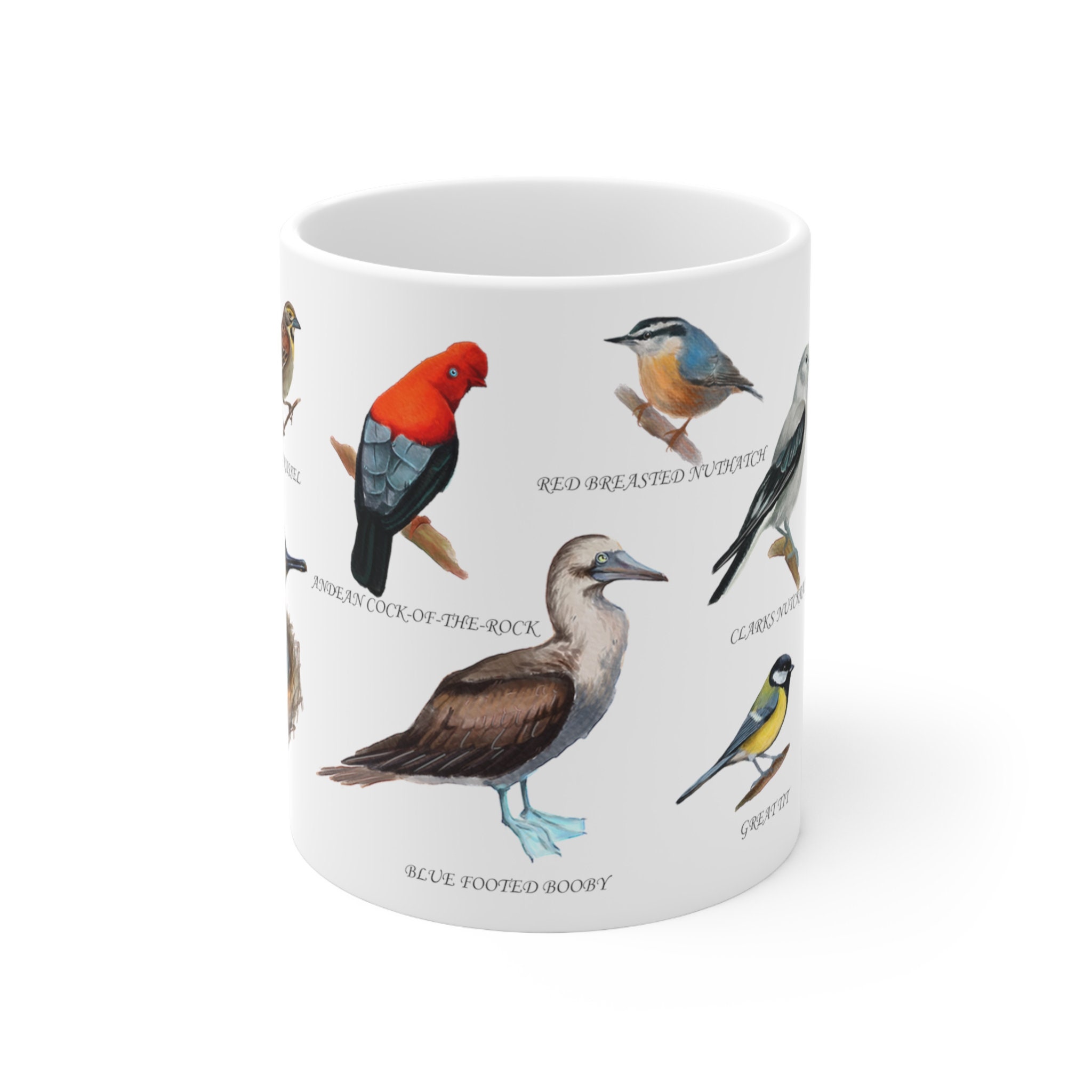 11oz Fowl Language Bird Mug Foul Language Bird Mug Bird
