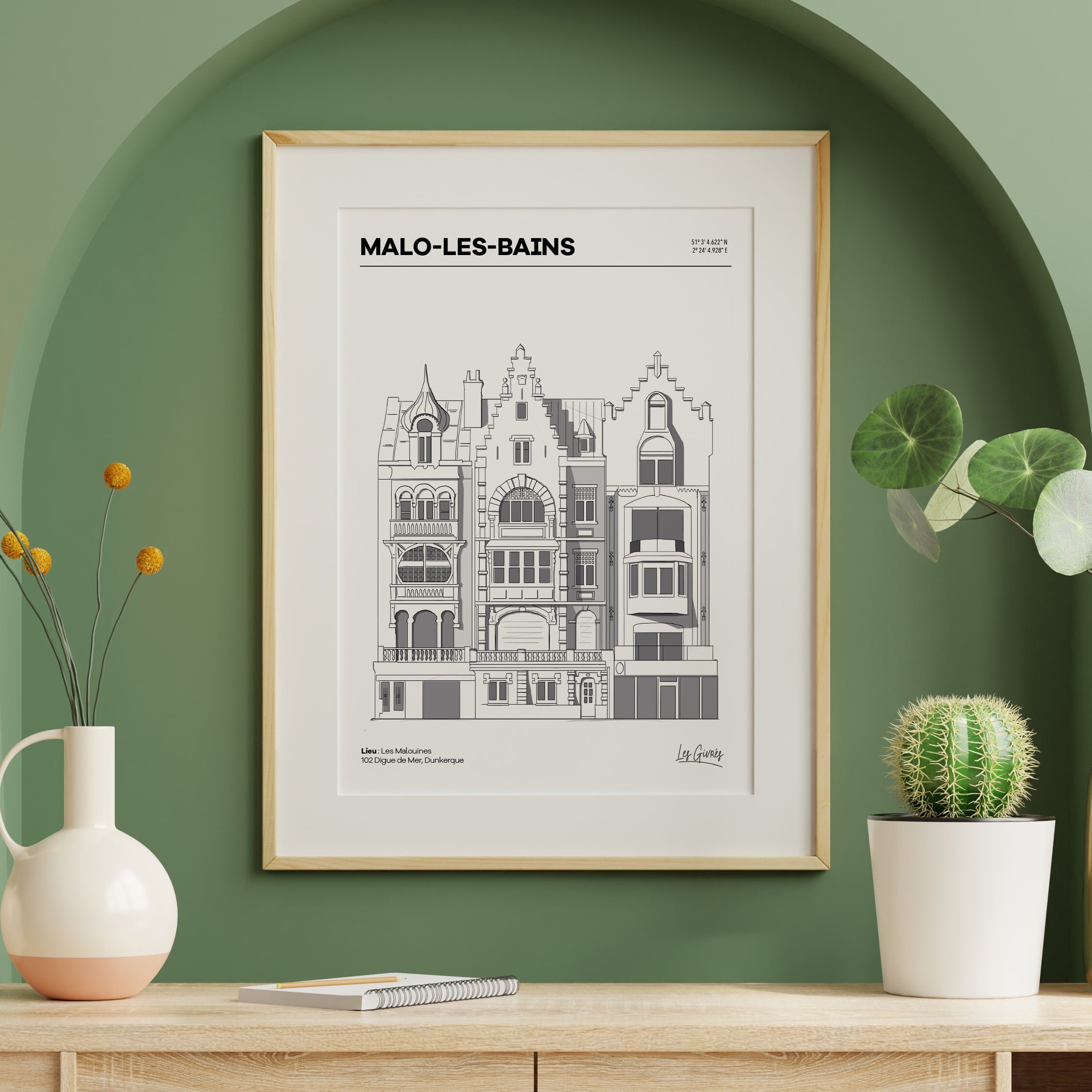 POSTER MALO LES Bains - the Falklands