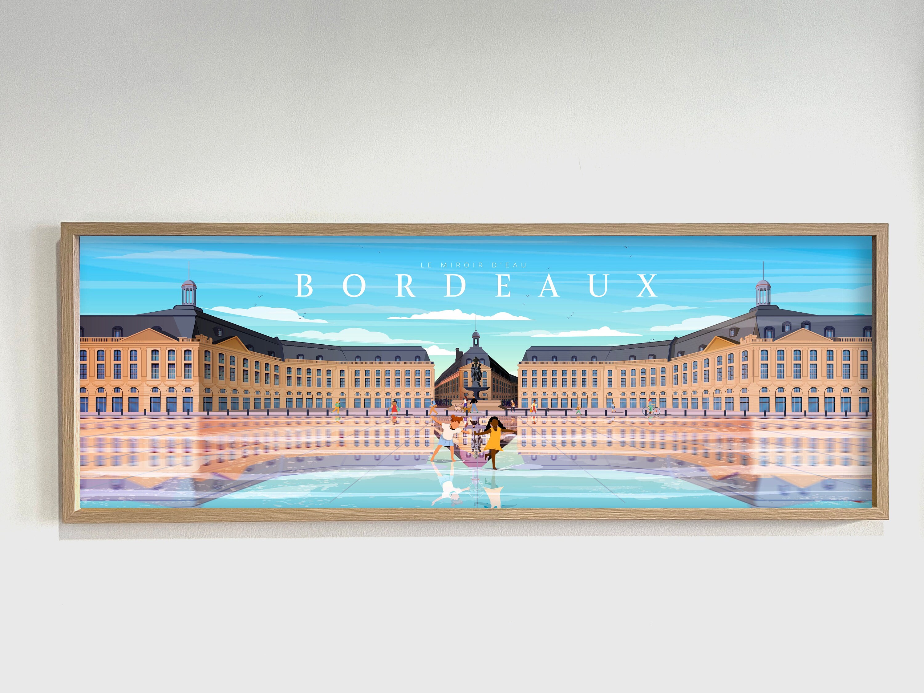 BORDEAUX POSTER - PANORAMIC.
