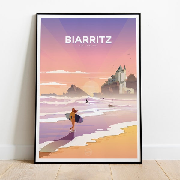Affiche Biarritz - La Côte Basque