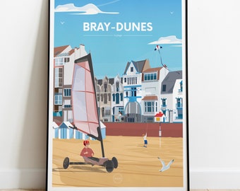 Bray-Dunes Poster – Der Strand