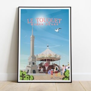 Poster Le Touquet - Paris Plage | Poster Le Touquet | Opal Coast | vintage posters