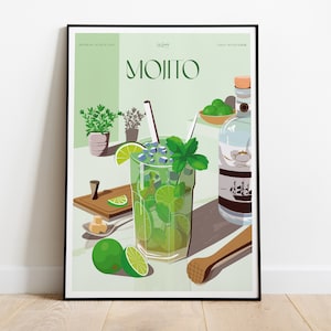 Cocktail-Poster - Mojito