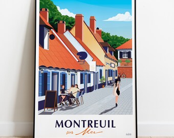 Póster MONTREUIL-SUR-MER