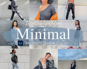 LIGHTROOM Mobile Preset |Effortlessly Minimal |Aesthetic, Clean, "No Filter" filter, Natural. Lifestyle and Fashion Influencer Seriah Alexus