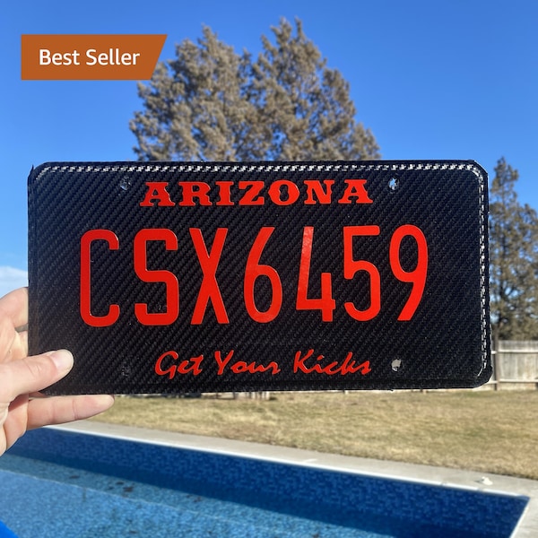 Texas Custom License Plate Wrap Etsy