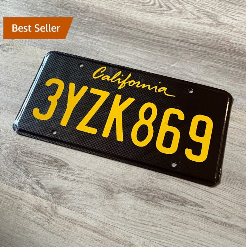 License Plate Vinyl Wrap Kit// Custom License Plate Wrap// 50 Etsy
