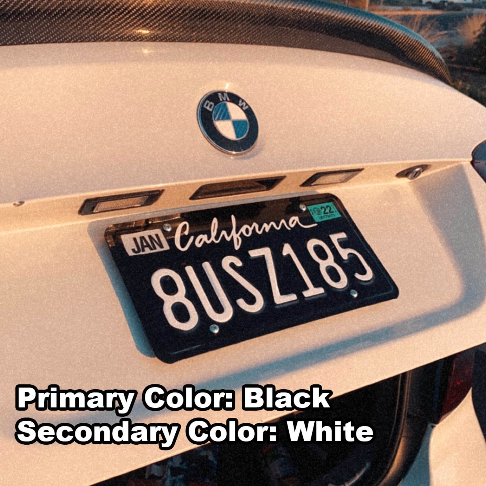 License Plate Vinyl Wrap Kit// Custom License Plate Wrap// 50 Etsy