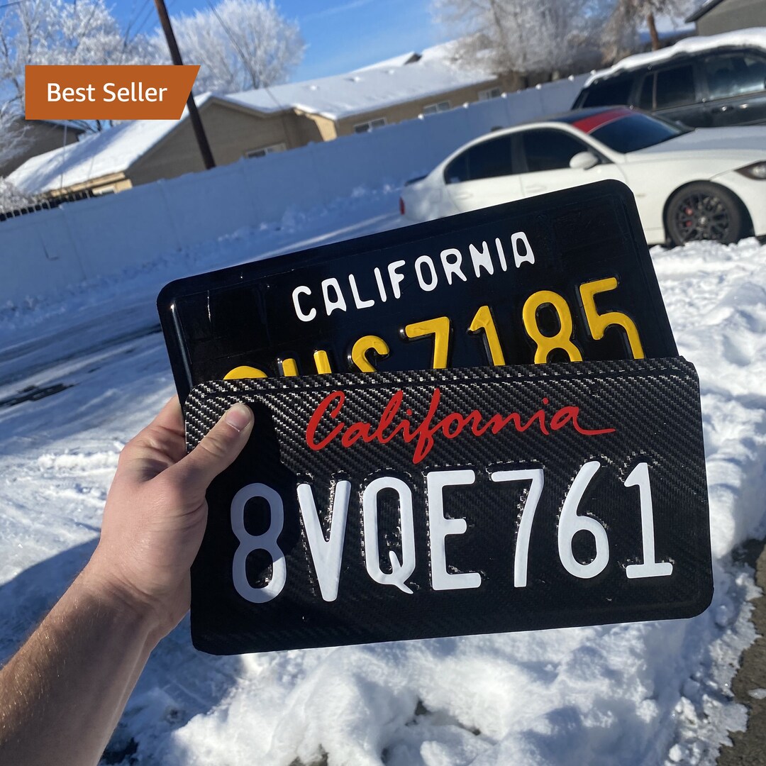 License Plate Vinyl Wrap Kit// Custom License Plate Wrap// 50 Etsy