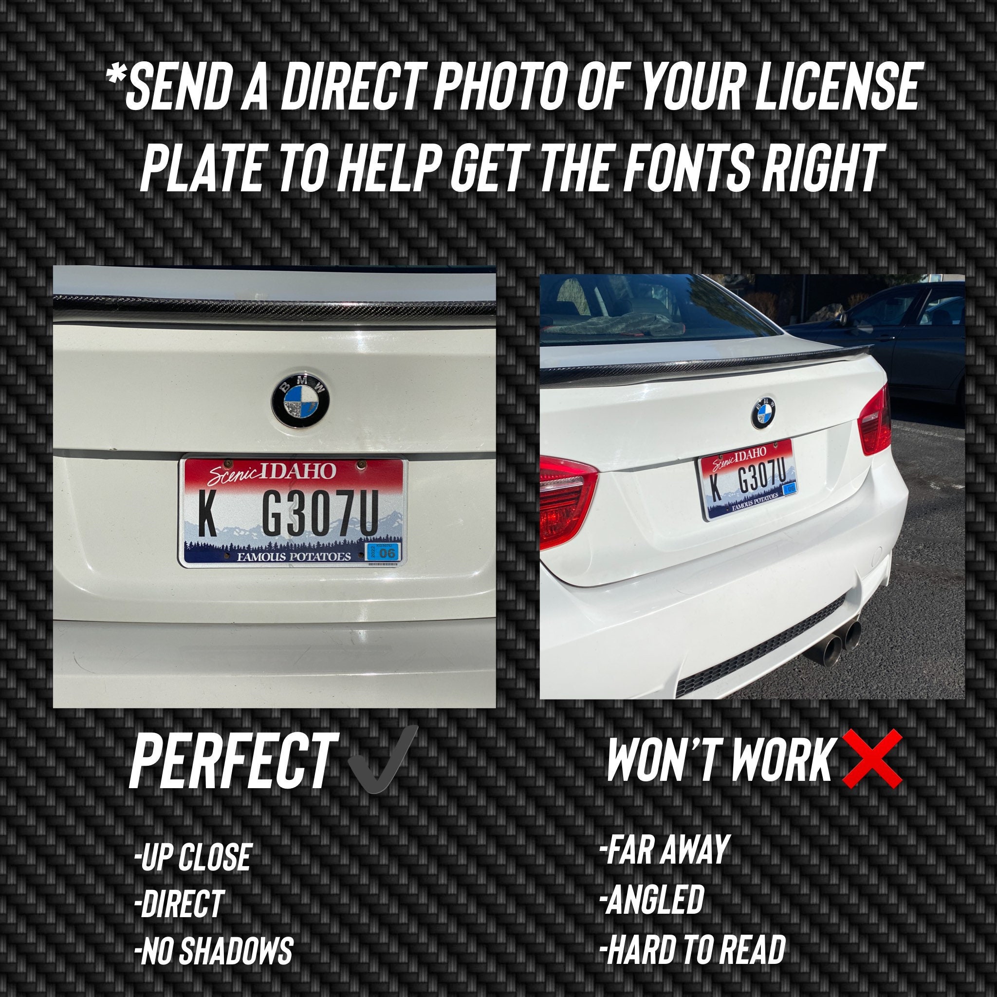License Plate Vinyl Wrap Kit// Custom License Plate Wrap// 50 Etsy Australia