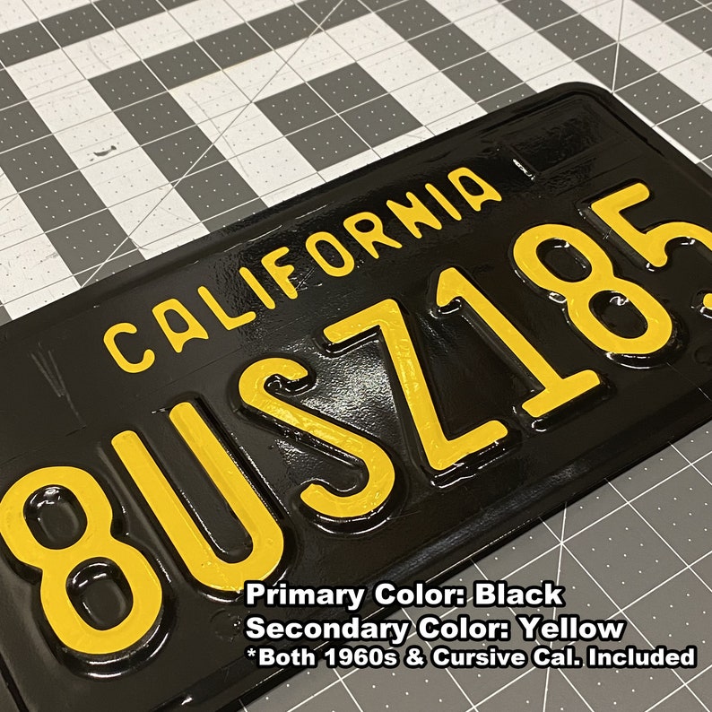 License Plate Vinyl Wrap Kit// Custom License Plate Wrap// 50 Etsy