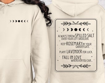 Practical Magic Shirt Salt Rosemary Lavender Love shirt Hoodie Witch Shirt Halloween Shirt Women's shirt Halloween Gift