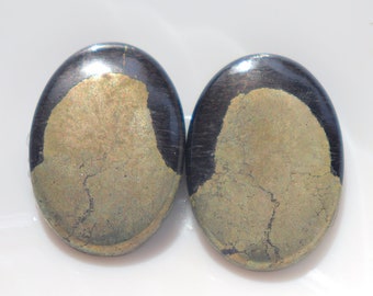 Apache Gold Pair Cabochon, Apache Gold Gemstone, Apache Gold Jewelry, Apache Gold Stone, Loose Stone For Jewelry Making, Apache Gold #5669