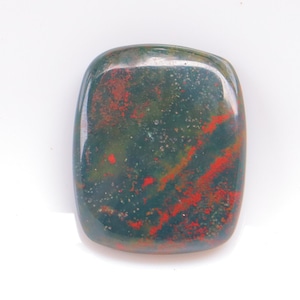 Bloodstone Agate Cabochon, Natural Bloodstone Agate Gemstone For Making Jewelry, Loose Stone, Pendant Stone, Bloodstone Agate Crystal  #2045
