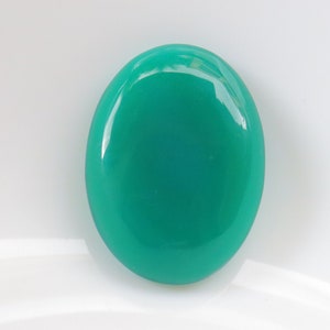 Green Onyx Cabochon, Natural Green Onyx Gemstone For Making Jewelry, Pendant Stone, Loose Stone, Green Onyx Crystal, Cabochon,  #2582