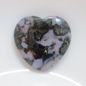 Gabru Jasper Heart Cabochon, Natural Gabru Jasper Gemstone For Making Jewelry, Loose Stone Pendant Stone, Gabru Jasper Heart, Cabochon #6956