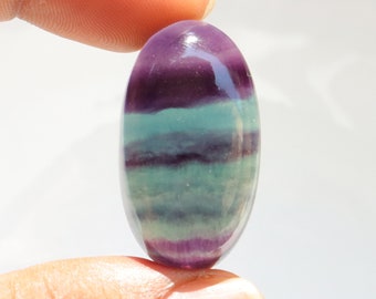 Good Quality Multi Fluorite Cabochon, Natural Multi Fluorite Gemstone, Fluorite Loose Stone For Jewelry, Multi Fluorite Cabochon #7785