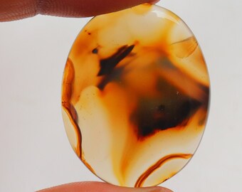 Montana Agate Cabochon, Natural Montana Agate Gemstone For Making Jewelry, Loose Stone, Pendant Stone, Montana Agate Crystal, Cabochon #2106