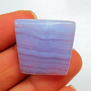 Blue Lace Agate Cabochon, Blue Lace Agate Gemstone For Making Jewelry, Loose Stone, Pendant Stone, Blue Lace Agate Crystal, Cabochon #6987