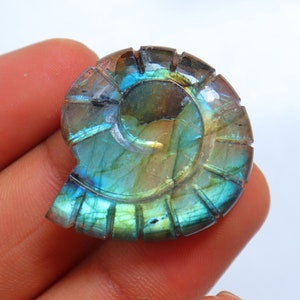 Flashy Labradorite Shell Cabochon, Natural Blue Flashy Labradorite Gemstone For Making Jewelry, Pendant Stone, Loose Shell, Cabochon #5885