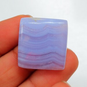 Blue Lace Agate Cabochon, Blue Lace Agate Gemstone For Making Jewelry, Loose Stone, Pendant Stone, Blue Lace Agate Crystal, Cabochon #6988