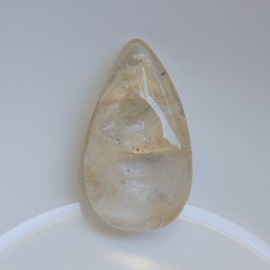 Designer Garden Quartz Cabochon, Natural Garden Quartz Gemstone, Loose Stone For Jewelry Making, Lodolite Stone, Garden Quartz Cabochon#8189