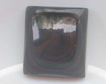 Cabujón de obsidiana arcoíris, piedra preciosa natural de obsidiana arcoíris para joyería, piedra suelta, cristal curativo, cabujón n.° 1626