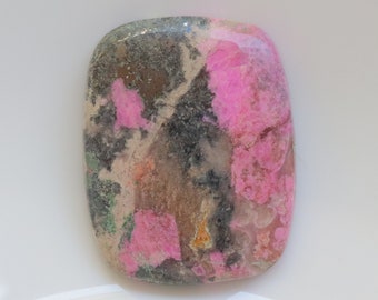 Cabochon di calcite cobalto rosa, gemma di calcite cobalto naturale, calcite cobalto per la creazione di gioielli, pietra realizzata e lucidata a mano #8336