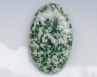 Diopside With Zoisite Cabochon, Natural Diopside With Zoisite Gemstone For Making Jewelry, Loose Stone, Pendant Stone, Cabochon  #3474