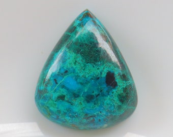 Cabujón de crisocola A+, gema de crisocola natural suelta para joyería, piedra para colgante, cabujón de crisocola, cristal n.° 2275
