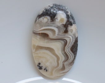 Zebra Calcite Cabochon, Natural Zebra Calcite Gemstone for jewelry making, Zebra calcite loose gemstone, Calcite Cabochon for Healing #8005