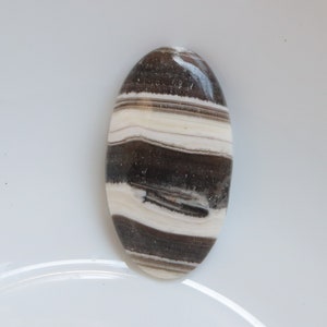 Zebra Calcite Cabochon, Natural Zebra Calcite Gemstone for jewelry making, Zebra calcite loose gemstone, Calcite Cabochon for Healing #8001