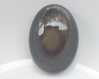 Cabujón de obsidiana arcoíris, piedra preciosa natural de obsidiana arcoíris para joyería, piedra suelta, cristal curativo, cabujón n.° 1623