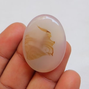 Superb Dendritic Agate Cabochon, Natural Scenic Dendritic Agate Cabochon, Dendrite Agate, Loose Gemstone, Loose Stone For jewellery #8244