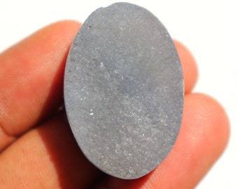 Superb Quality Grey Chalcedony Druzy, Natural Grey Chalcedony Druzy Gemstone For Making Jewelry, Healing Stone, Chalcedony Druzy Stone #8082