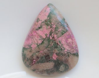 Cabochon di calcite di cobalto rosa, pietra preziosa di calcite di cobalto naturale, calcite di cobalto per la creazione di gioielli, pietra lavorata a mano e lucidata a mano n. 8335