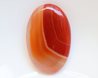 Sardonyx Banded Agate Cabochon, Natural Sardonyx Gemstone, Loose Stone For Jewelry Making, Pendant Stone, Healing StoneSardonyx crystal#8153