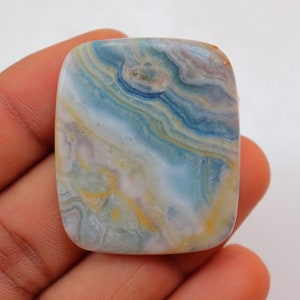 Scheelite Cabochon, Natural Scheelite Cabochon, Turkish Blue Scheelite Cabochon, Semi Precious Scheelite, Top Quality Scheelite, Stone #7541