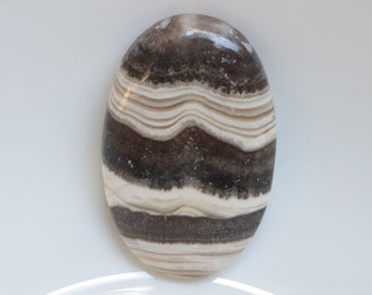 Zebra Calcite Cabochon, Natural Zebra Calcite Gemstone for jewelry making, Zebra calcite loose gemstone, Calcite Cabochon for Healing #8000