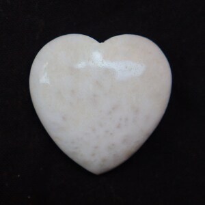 Scolecite Heart Cabochon, Natural Scolecite Cabochon Gemstone, Loose Stone For Jewelry Making, Pendant Stone, Healing Stone, Cabochon #6895
