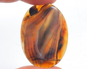 Montana Agate Cabochon, Natural Montana Agate Gemstone For Making Jewelry, Loose Stone, Pendant Stone, Montana Agate Crystal, Cabochon #2099